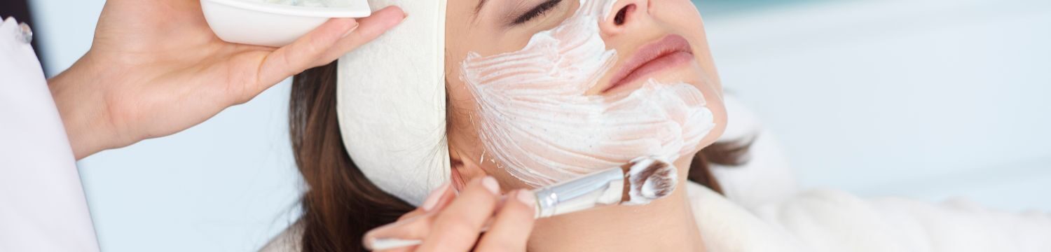 Facial Massage and Steaming the facial skin