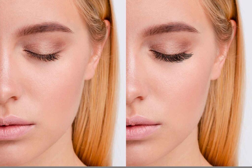 Super Glamour with 6D Russian Volume Eyelash Extensions