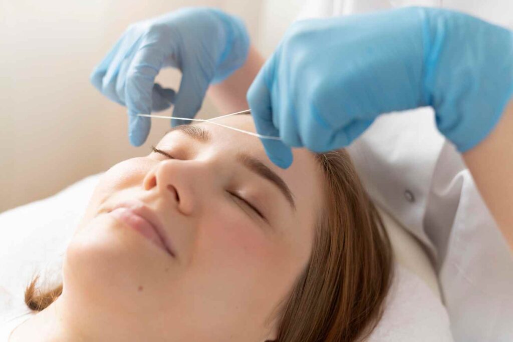 Threading for Sensitive Skin, beauty treatments