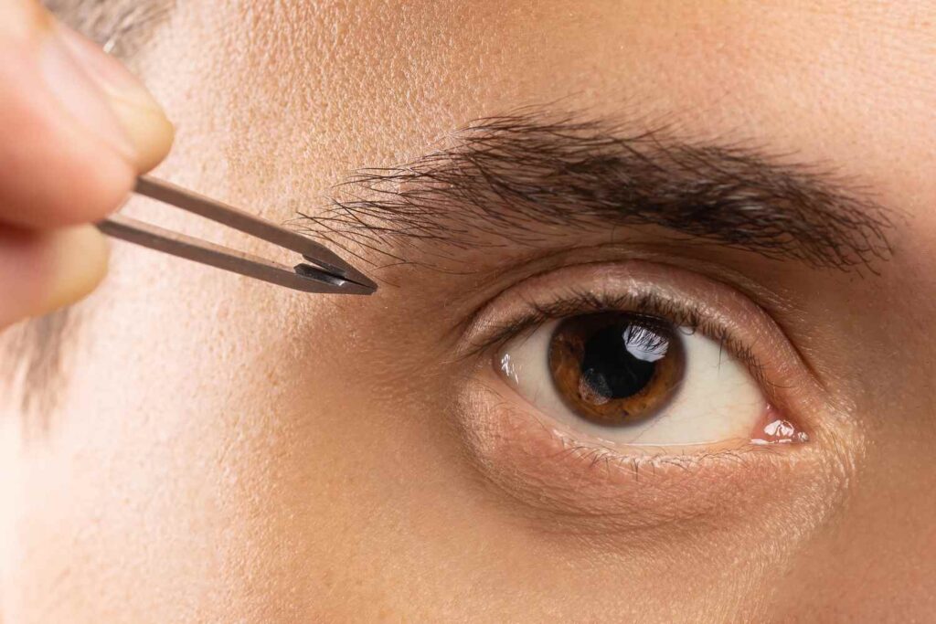 eyebrow,  various methods,  brow lift