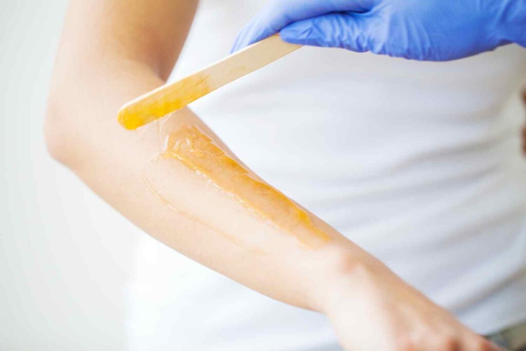 the art of waxing, hair removal