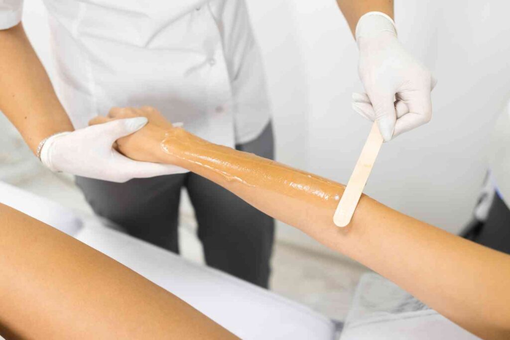 waxing, hair removal