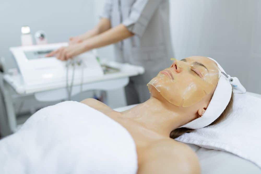 collagen and oxygen facial glowing skin results